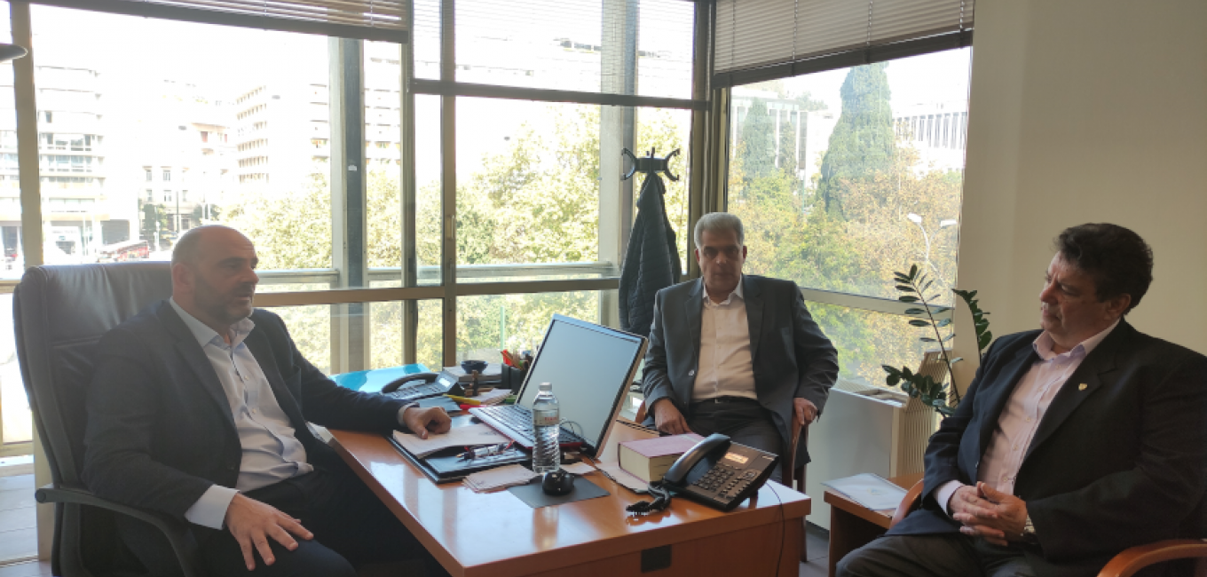 Επίσκεψη Ε.Α.Α.Σ στον Πρόεδρο της Ειδικής Διαρκούς Επιτροπής για την Παρακολούθηση του Συστήματος Κοινωνικής Ασφάλισης