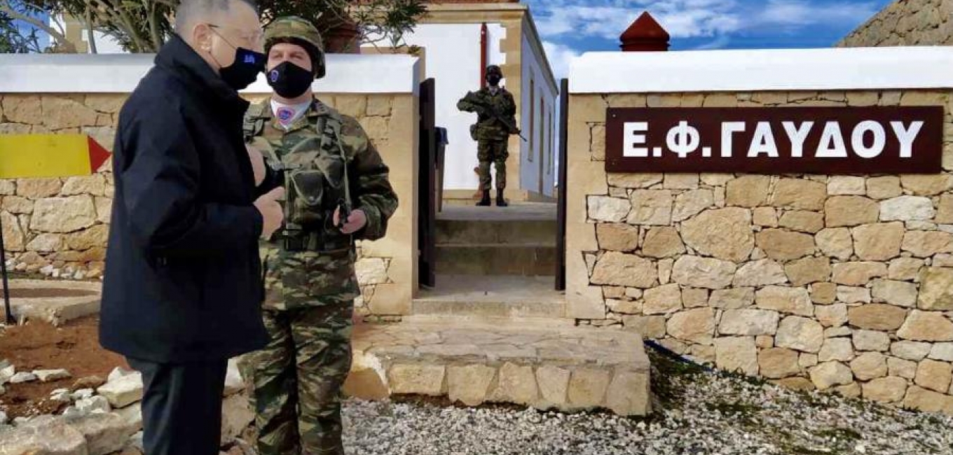 Επίσκεψη ΥΦΕΘΑ Αλκιβιάδη Στεφανή σε ν. Κρήτη και ν. Γαύδο