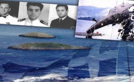 Κατάθεση στεφάνου στο Μνημείο Πεσόντων Ιμίων