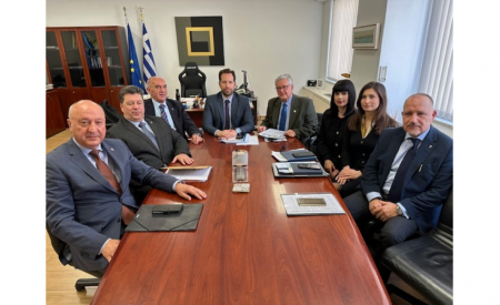 ΕΠΙΣΚΕΨΗ ΣΥΝΤΟΝΙΣΤΙΚΟΥ ΤΡΙΩΝ ΕΝΩΣΕΩΝ ΑΠΟΣΤΡΑΤΩΝ ΑΞΙΩΜΑΤΙΚΩΝ ΣΤΟΝ Γ.Γ. ΥΠΟΥΡΓΕΙΟΥ ΕΡΓΑΣΙΑΣ