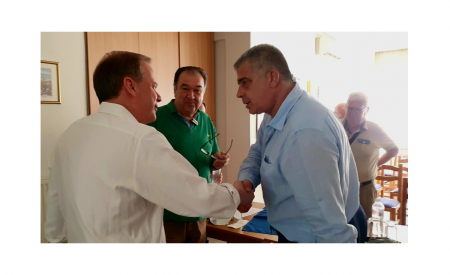 ΣΥΝΑΝΤΗΣΗ τ. ΥΠΟΥΡΓΟΥ ΜΕΤΑΦΟΡΩΝ ΚΑΙ ΥΠΟΔΟΜΩΝ ΜΕ ΤΗΝ Ε.Α.Α.Σ. ΣΤΙΣ ΣΕΡΡΕΣ