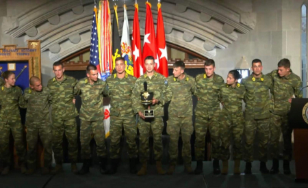 Διάκριση της ΣΣΕ στο διαγωνισμό Sandhurst '22 της Στρατιωτικής Ακαδημίας των ΗΠΑ 