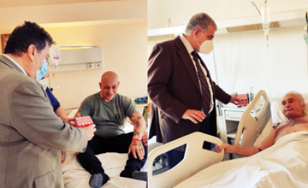 ΕΠΙΣΚΕΨΗ Ε.Α.Α.Σ. ΣΕ ΑΣΘΕΝΕΙΣ ΣΥΝΑΔΕΛΦΟΥΣ ΝΟΣΗΛΕΥΟΜΕΝΟΥΣ ΣΕ ΝΙΜΤΣ ΚΑΙ 401 ΓΣΝΑ