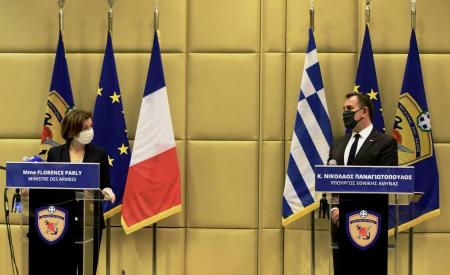 Δηλώσεις ΥΕΘΑ Νικόλαου Παναγιωτόπουλου και ΥΠΑΜ Γαλλίας Φλωράνς Παρλύ μετά την Υπογραφή της Συμφωνίας Προμήθειας Μαχητικών Α/Φ “RAFALE”