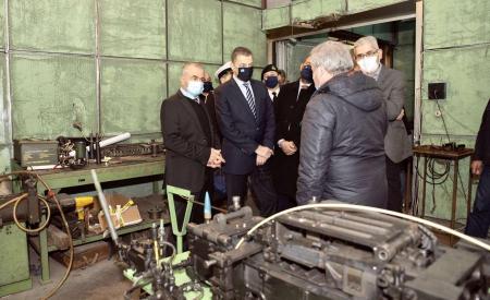 Επίσκεψη ΥΦΕΘΑ Αλκιβιάδη Στεφανή στο Εργοστάσιο των ΕΑΣ στο Αίγιο