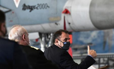 Παρουσία ΥΕΘΑ Νικόλαου Παναγιωτόπουλου στην ημέρα διακεκριμένων επισκεπτών της Ασκήσεως «ΣΚΥΡΟΣ 2021» στην 114 Π.Μ.